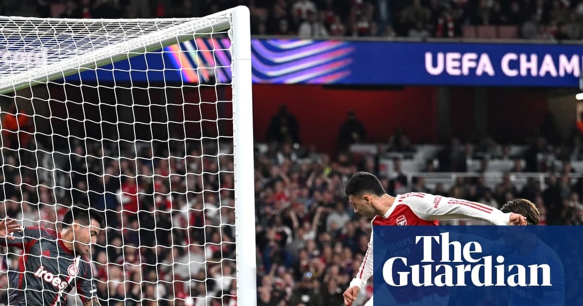 马丁内利与萨卡破门，阿森纳补时击败奥林匹亚科斯