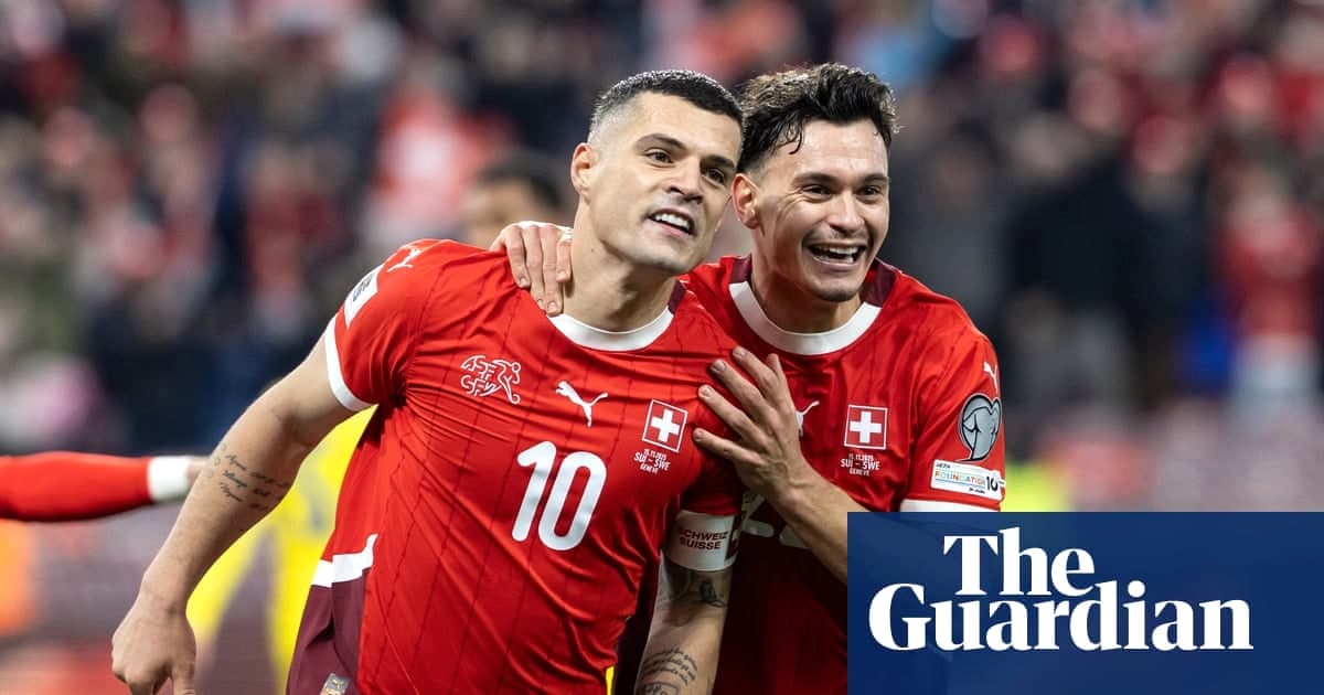 瑞典在瑞士1-1战平，仍盼通过国家联赛附加赛晋级世界杯