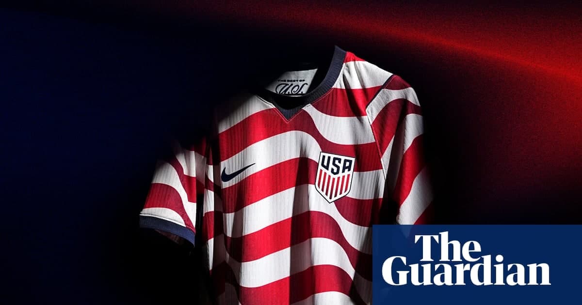 美国男足为世界杯2026打造史上最大胆球衣