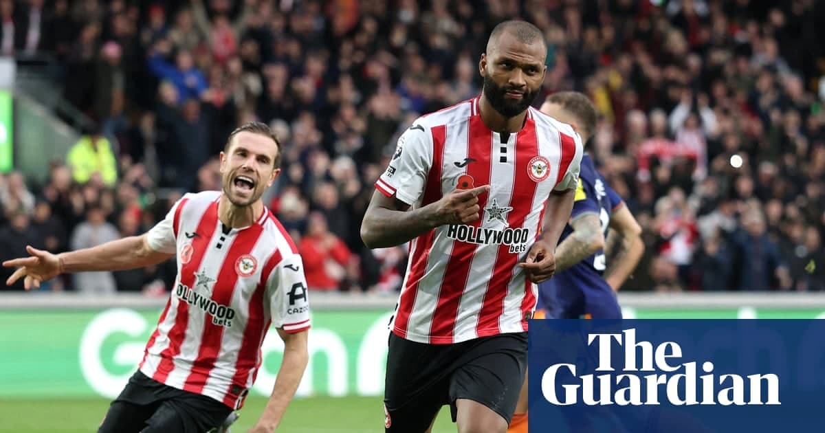 蒂亚戈梅开二度助布伦特福德逆转3-1击败纽卡斯尔联