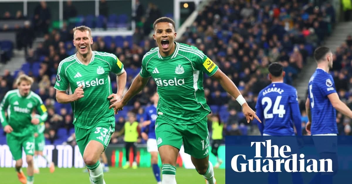 蒂亚沃快射领衔，纽卡客场2-0击败埃弗顿并创英超最快进球纪录